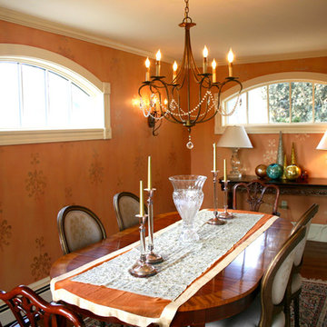 New Hampshire - Glazed and Stenciled Dining Room