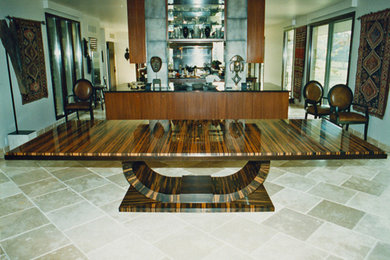 Example of an asian dining room design in Other