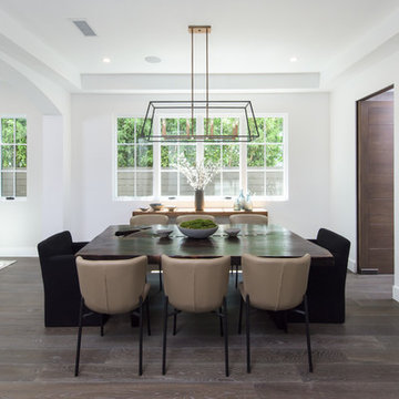 New Transitional Home with Spanish Influence