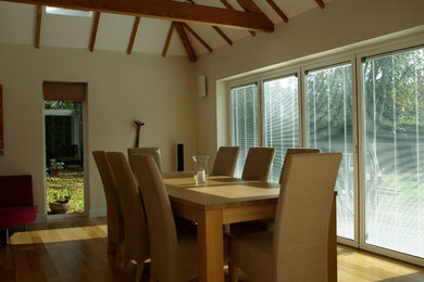Inspiration for a contemporary dining room in Kent.