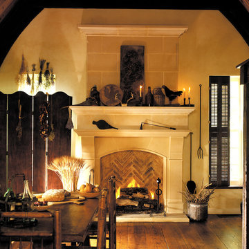 Normandy Cast Stone Fireplace Mantel