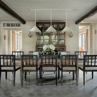 Immagine di una sala da pranzo stile rurale