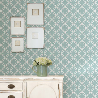Shabby-chic style dining room in Boston.