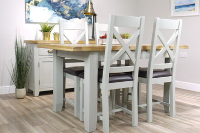 Inspiration for a modern dining room in Cornwall.