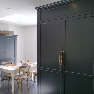 Off Black Sophisticated Custom Kitchen - Greenwich CT