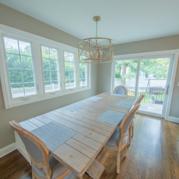 Old Bethpage Dining Room Open to Kitchen