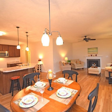 Old Brookside Model Home in Canandaigua - Open Concept Living, Dining, and Kitch