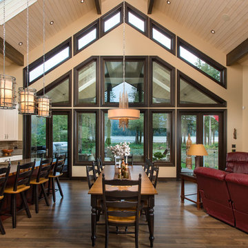 Open Concept Living & Dining Area