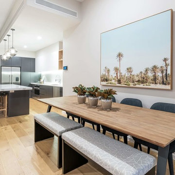 Open Living Kitchen & Double Dining Room - Seashell Residence, Australia