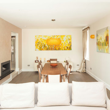 Open plan dining room