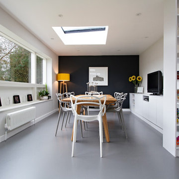 Open Plan Modern Kitchen Dining Room