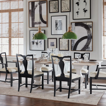 OPPOSITES ATTRACT ATTENTION DINING ROOM