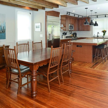 Original Pine floors restored.