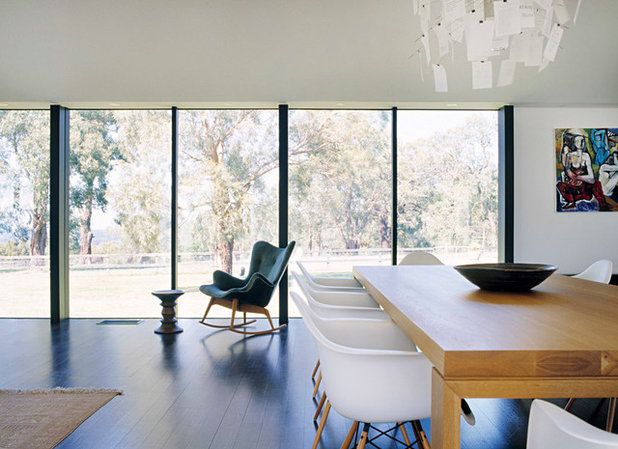 Contemporary Dining Room by Noxon Giffen
