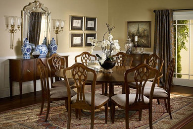Example of a dining room design in Vancouver