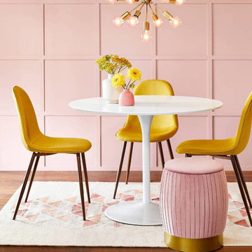 Our Statement Yellow & Pink Dining Room Furniture Collection