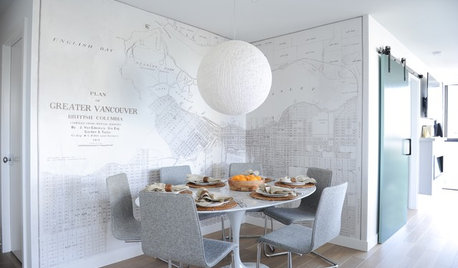 Houzz Tour: An Antique Map Is the Star of This Condo