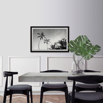 "Palm Paradise" Framed Painting Print