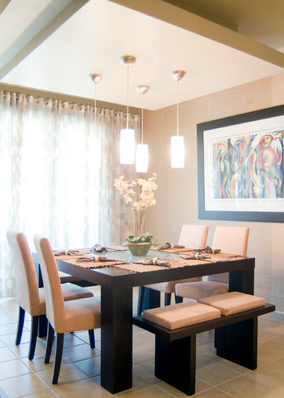 Contemporary Dining Room by Wanda Lozada Interior Designer