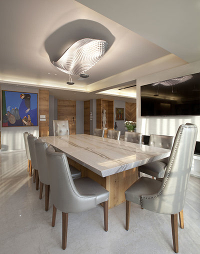 Contemporary Dining Room by anjali rawat architects