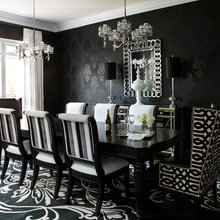 Black and white rooms