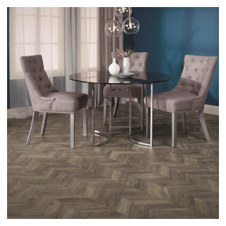 Parisian Chevron Contraste, NatureTEK by Quick•Step - Modern - Dining ...