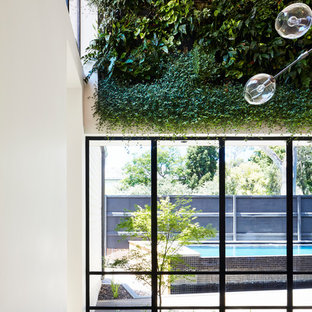Inspiration for a modern dining room remodel in Melbourne