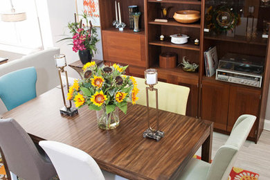 Inspiration for a dining room remodel in New York