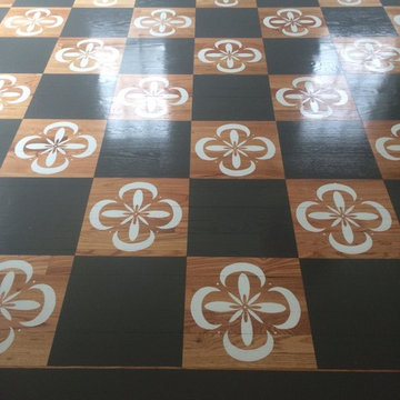 Pattern floor (Detail of final finish)