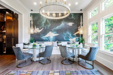 Inspiration for a dining room in Atlanta.