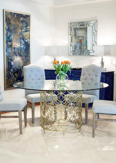Transitional Dining Room by Accentuate Home