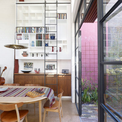 Trendy dining room photo in Sydney