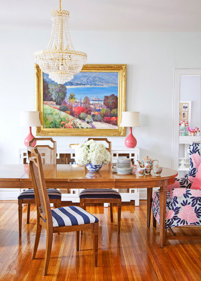 Eclectic Dining Room by Caitlin Wilson Design