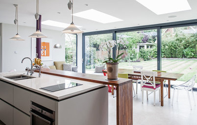 Room of the Day: New Kitchen-Living Area Gives Family Together Time