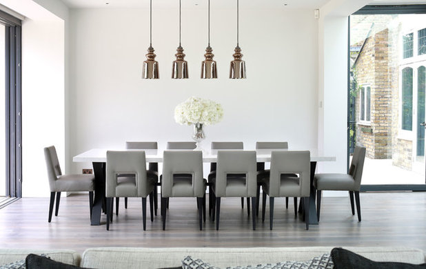 Contemporary Dining Room by Alex Maguire Photography