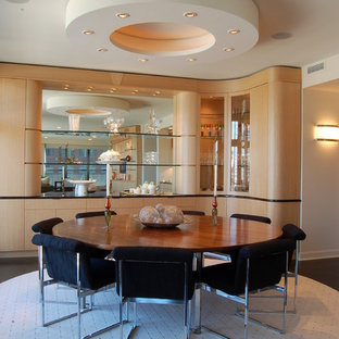 Glass Round Dining Table Houzz, Houzz Round Glass Dining Table