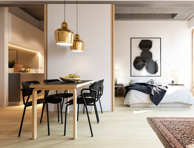 Contemporary Dining Room by Recent Spaces