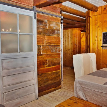 Pine Custom Rustic Home Sliding Barn Door