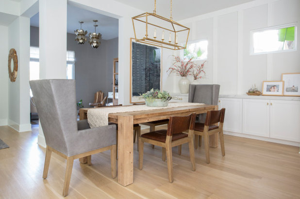 Transitional Dining Room by DesignHAUS 24