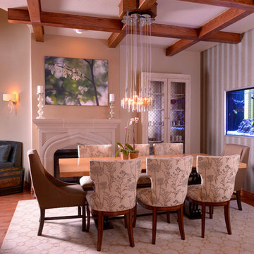playful formal dining and lounge