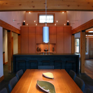 Post and beam mountain home