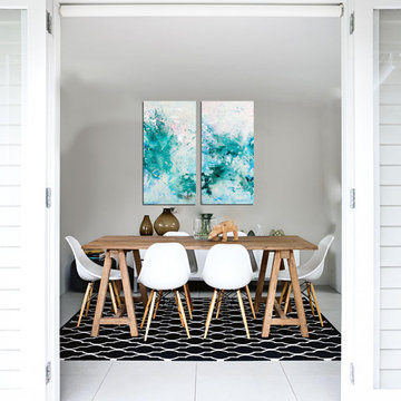 Prehistoric Painting in Living Room