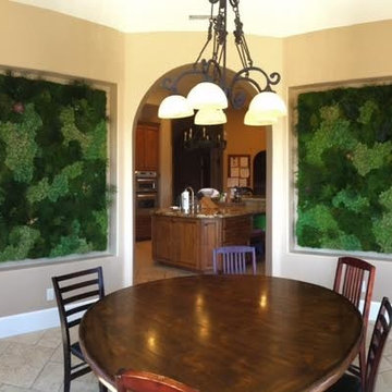 Preserved Moss Portraits - Dining Room