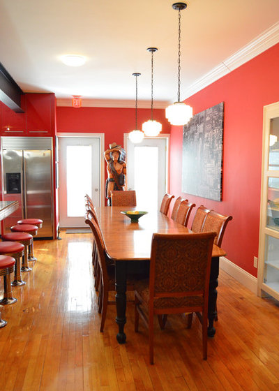 Eclectic Dining Room by Amy Renea