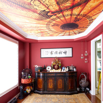 Printed Dining Room Ceiling by Laqfoil