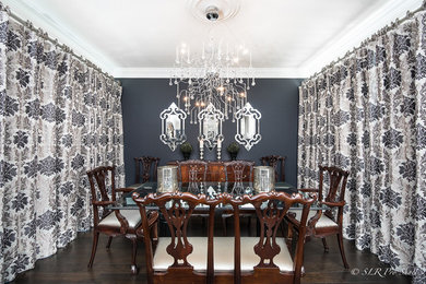 Example of a classic dining room design in Orlando