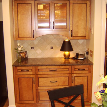 Providence Maple In Praline With Mocha Highlights By KraftMaid Cabinetry