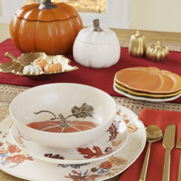 Pumpkins & Fall Leaves Entertaining Collection - Threshold™