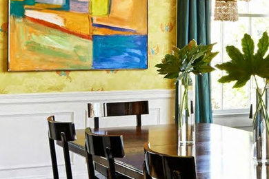 Elegant dining room photo in Charlotte