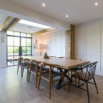 Rear extension to a cottage in Hertfordshire